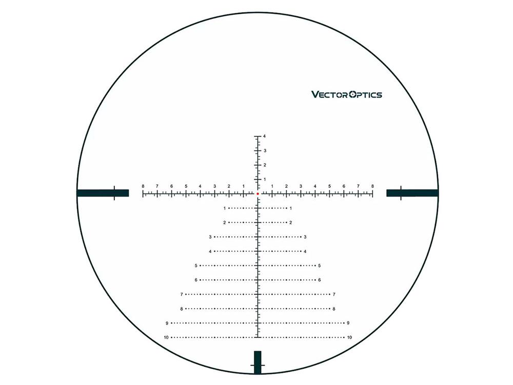 Прицел Vector Optics Continental 34mm 4-24x56 FFP, SF, VCT-34FFP (MIL), подсветка красная, 34мм, 0.1 MIL, IP67, 855г