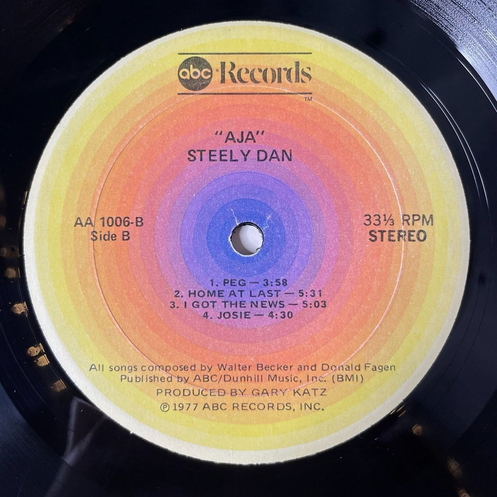 Винтажная виниловая пластинка LP Steely Dan Aja (USA 1977)