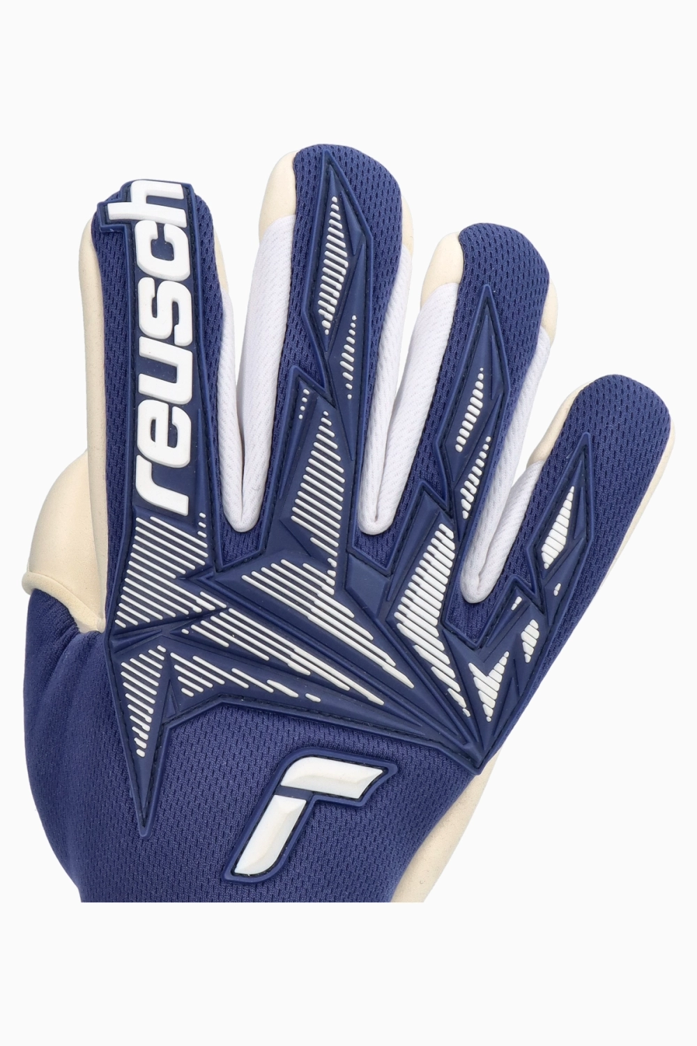 Вратарские перчатки Reusch Attrakt Freegel Gold Finger Support Junior - темно-синий