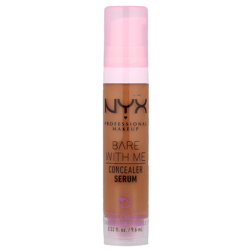NYX Professional Makeup, Bare With Me, сыворотка-консилер, 09 Deep Golden, 9,6 мл (0,32 жидк. Унции)