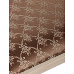 Банкетка "Римская" 350х490 дуб бежевый коричневая патина/жаккард кремовый РМ49/РБК49БК