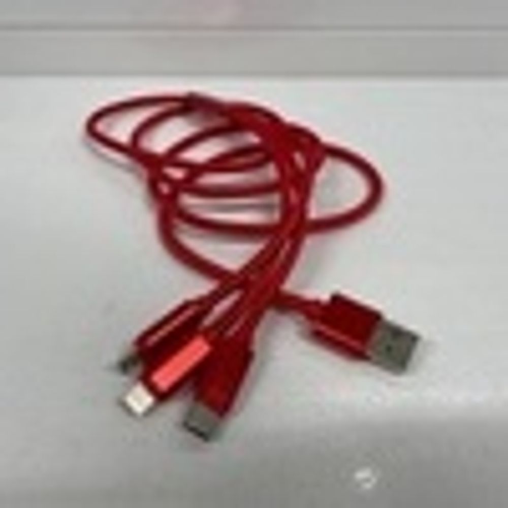USB провод зарядка LUX (красный)