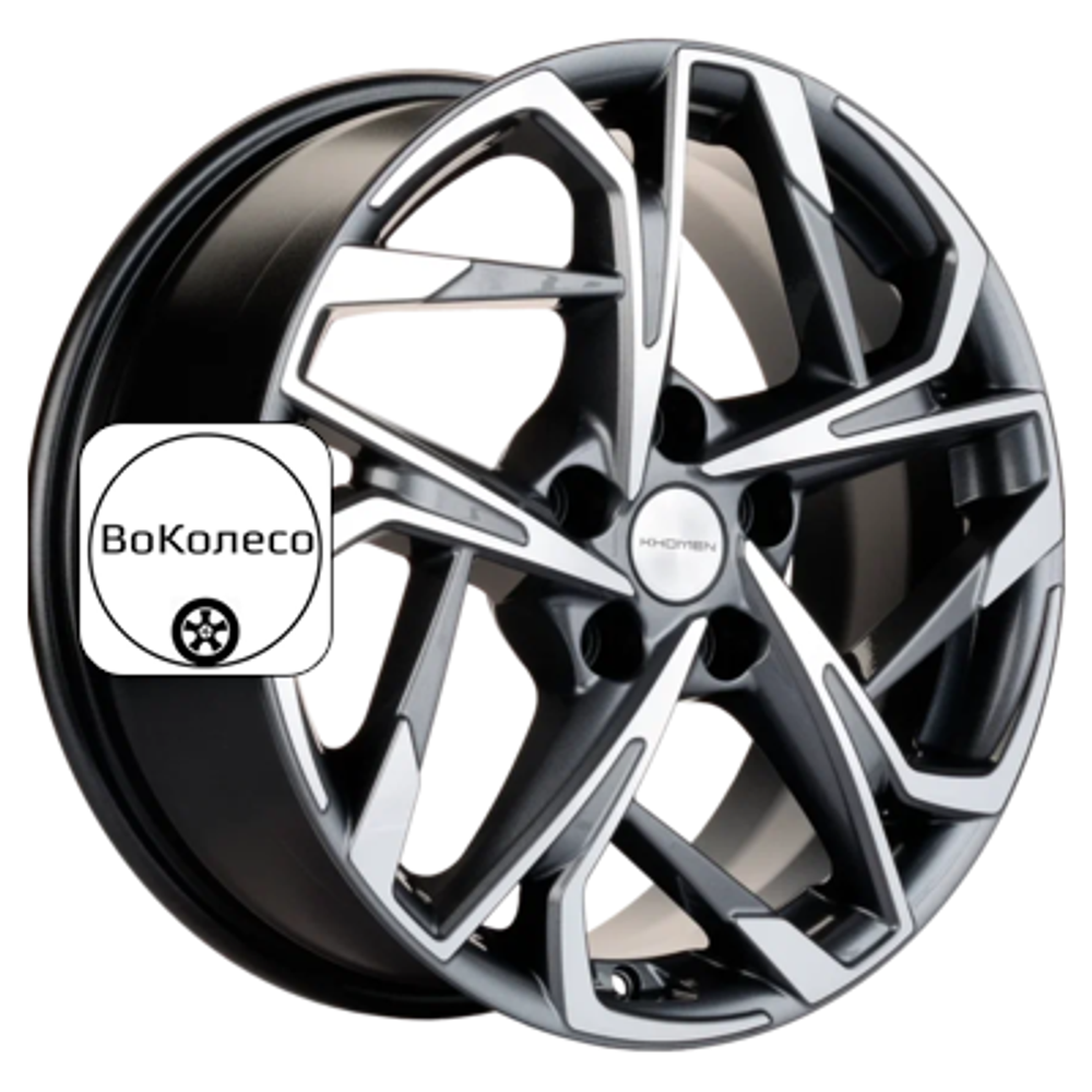 7x17/5x108 ET40 D60,1 KHW1716 (Chery Tiggo/Tiggo 7 Pro) Gray-FP Khomen Wheels