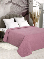 Покрывало на кровать, стеганое, поплин с размерами 215х220