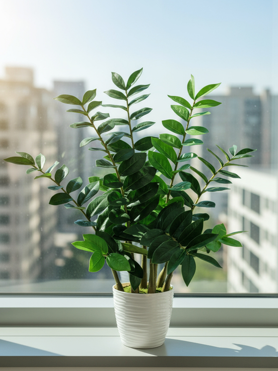 Искусственное растение Замиокулькас 75см в кашпо