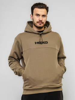 Худи "НОХО" унисекс, цвет "Сухой мох"