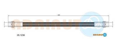 ADRIAUTO - 051236-ADR - Brake Hose