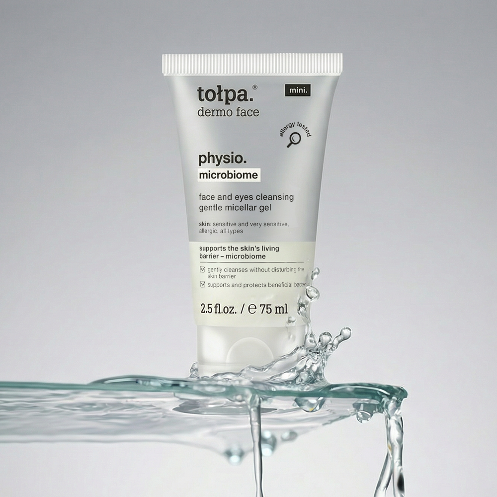 TOLPA Dermo Face Physio Microbiome Гель для очищения лица и глаз (мини), 75 мл