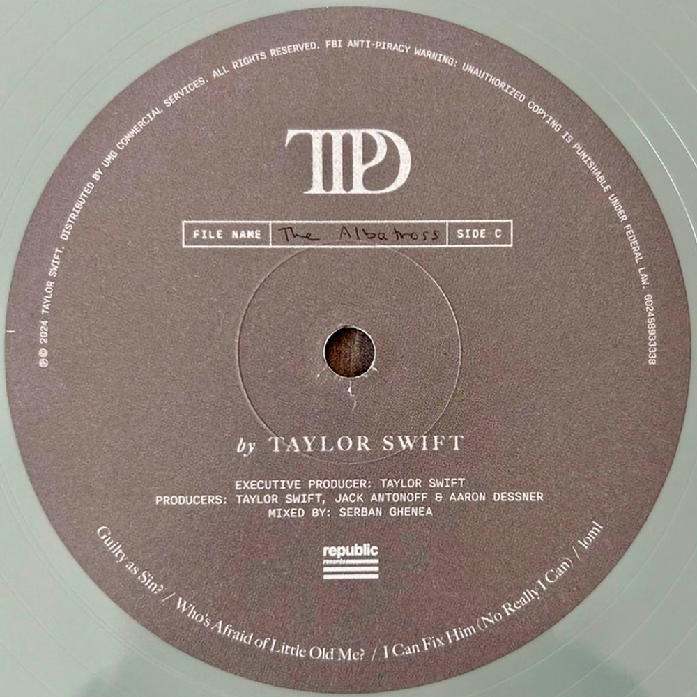 Taylor Swift / The Tortured Poets Department (Coloured Vinyl)(2LP)