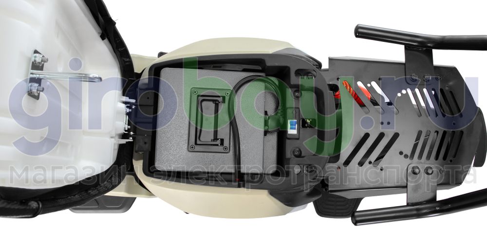 Электроскутер WENBOX U2 PRO 1500W (60V/45Ah) - Бежевый фото №13