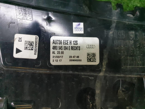 Фонарь правый Audi Q7 2 (2015-2019)
