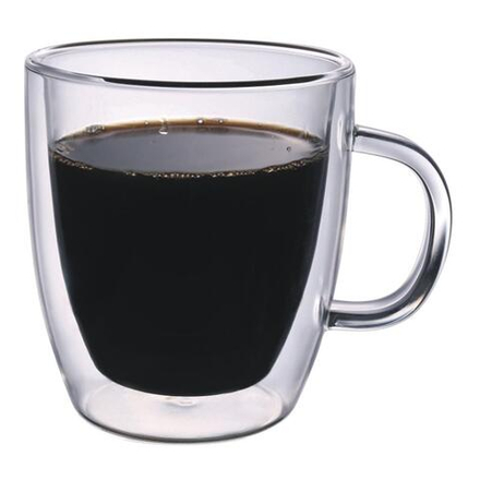 Кружка 120 мл Classic прозрачная набор 2 шт. d 6,5 см h7,5 см   P.L. [1]
