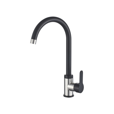 смеситель кухня LEDEME литой излив черный L74105B