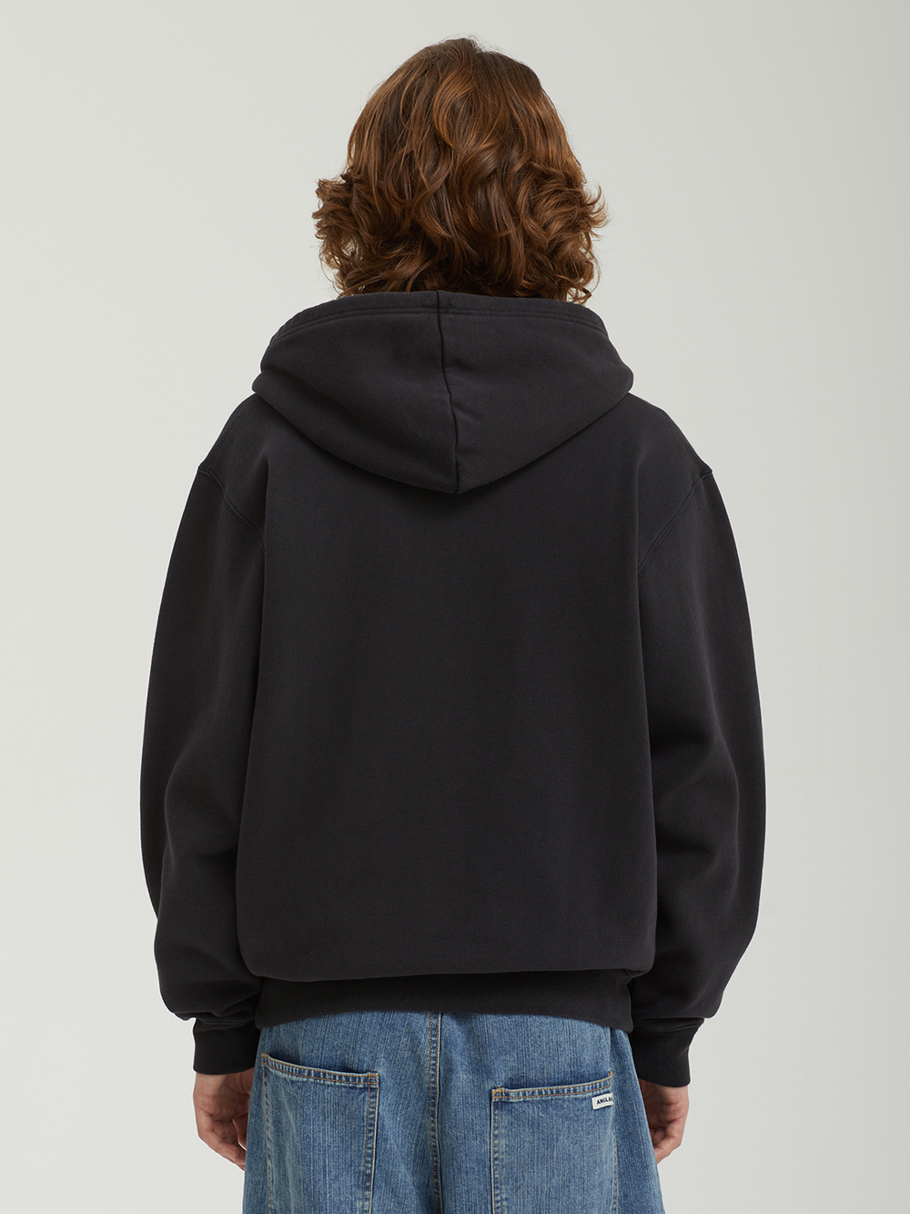 Мужская Толстовка Washed Script Logo Zip