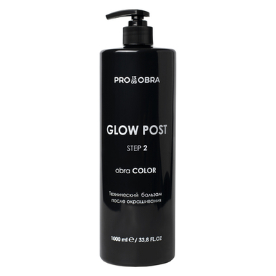 Бальзам технический после окрашивания OBRA Glow Post Color Step 2 - 1000 мл.