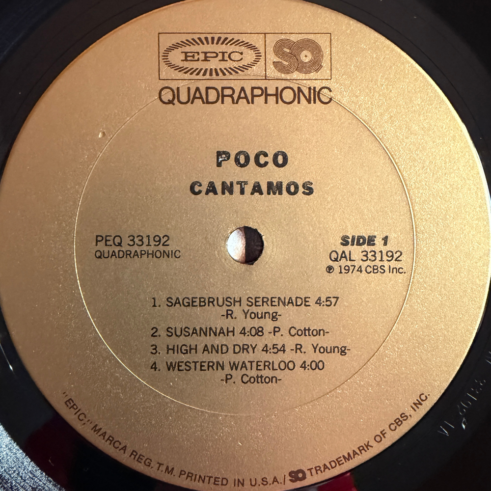Poco ‎– Cantamos (США 1974г.) Т