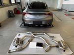 Выхлопная система с диффузором заднего бампера для Mercedes-Benz CLE C236 CLE53 AMG 2023+ Мерседес Диффузор выхлопные насадки
