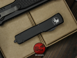 Нож Microtech UTX-70 A+++ Standard S/E BLACK - черная рукоять, черный клинок