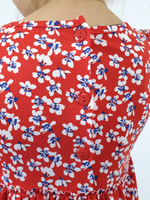 11-195-15 Платье для девочки с коротким рукавом Luneva