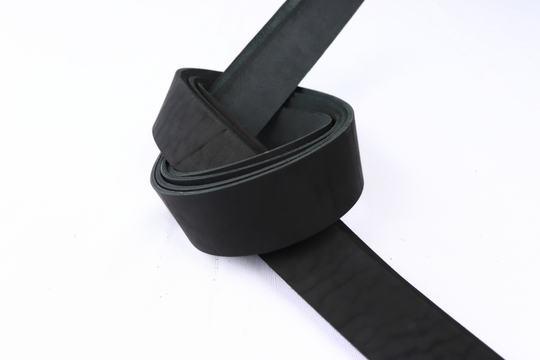 Ременная заготовка Блэк с жировой отделкой гладкая