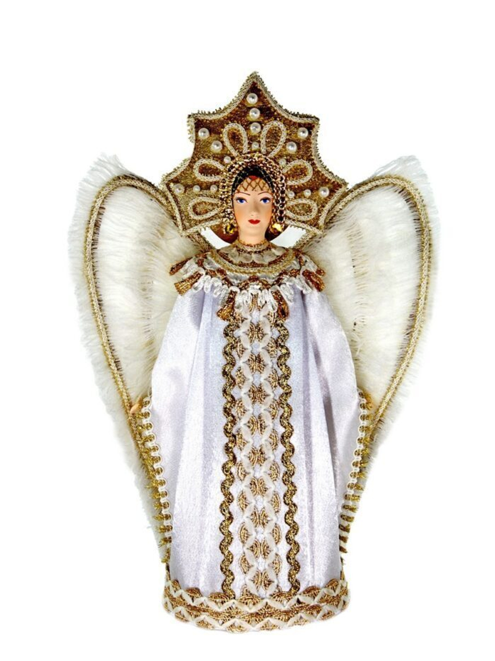 Фарфоровая кукла коллекционная Царевна-Лебедь