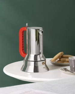 Alessi - Турка кофеварка Эспрессо-машина Manico Forato 300мл / артикул   9090/6 100  / GTIN 8003299455874