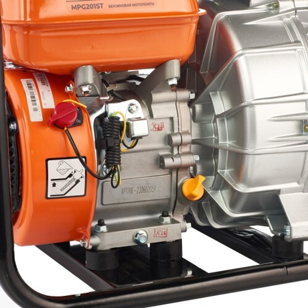 Мотопомпа бензиновая MERAN MPG201ST для грязной воды 100582450