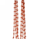 Бусы на елку 2,5м «Шарик Дискобол» d-5мм, Красный