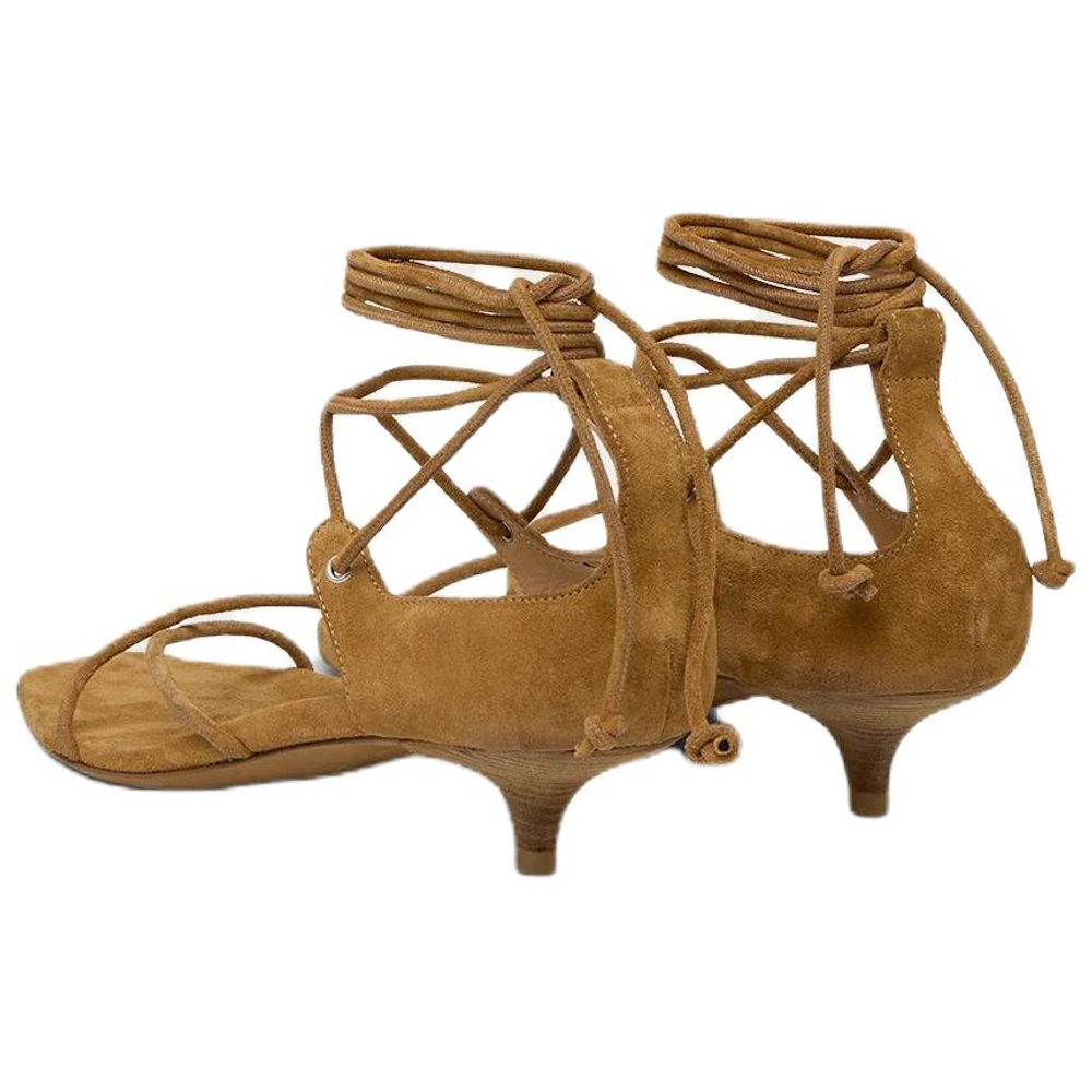 Marsèll Fiuto Suede One Strap Sandals Women"s Brown