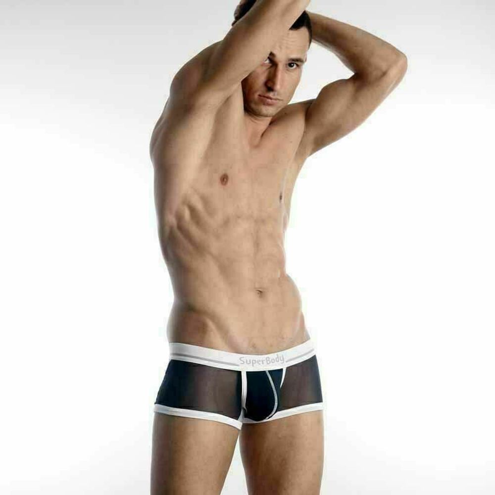 Мужские трусы хипсы темно-синие Superbody