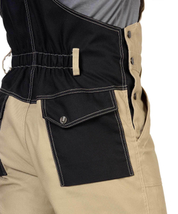 Костюм Nerss-Вест-Ворк куртка кор., п/к песочный с черным пл. 275 г/кв.м