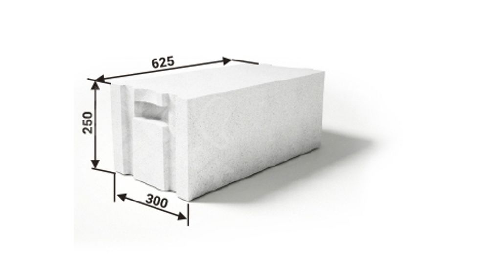 Газобетонный блок ИНСИ 300-600-3.5