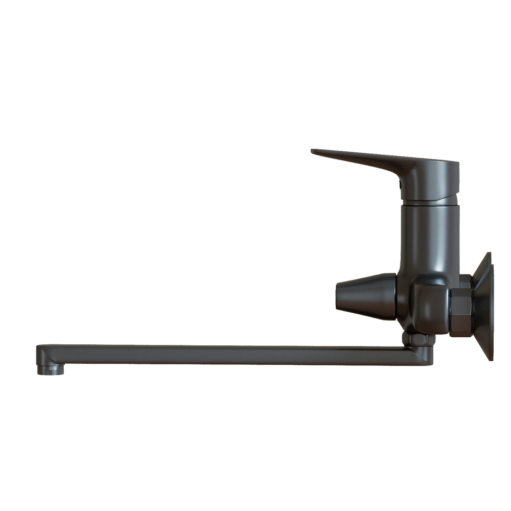 Смеситель для ванны и раковины 35k MIXLINE ML14-02GR ГРАФИТ