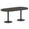 Yalta Стол овальный LT.SPRG-3 Дуб Мали/Металл Антрацит 1800*900*750