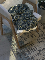 Юбка МИДИ "Барбарис" (чернильный с рисунком)