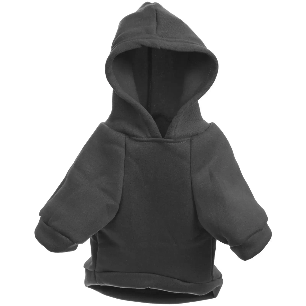 Кофта - толстовка для мелких пород собак «BRO Style», цвет черный, р M (на флисе)