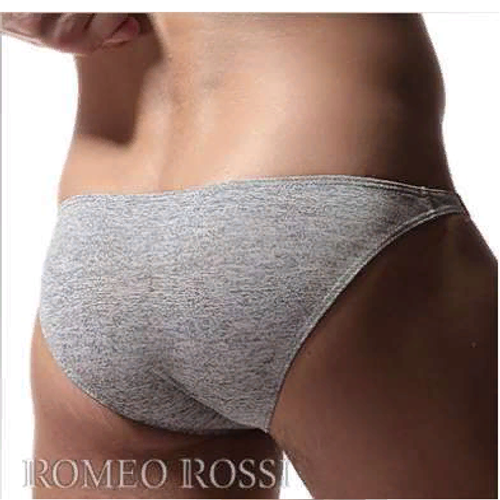 Мужские трусы слипы серые Romeo Rossi RR2011-3