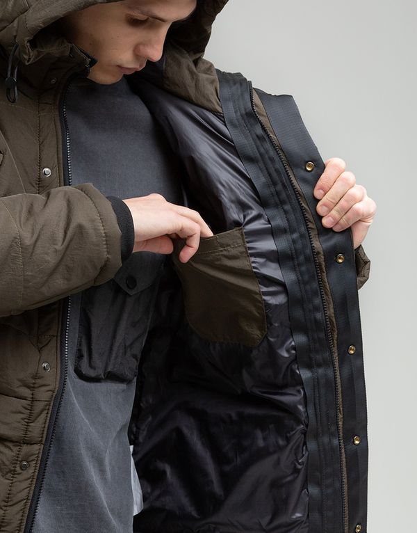 Куртка We Don’t Care Long Puffer Jacket Olive - фото 9