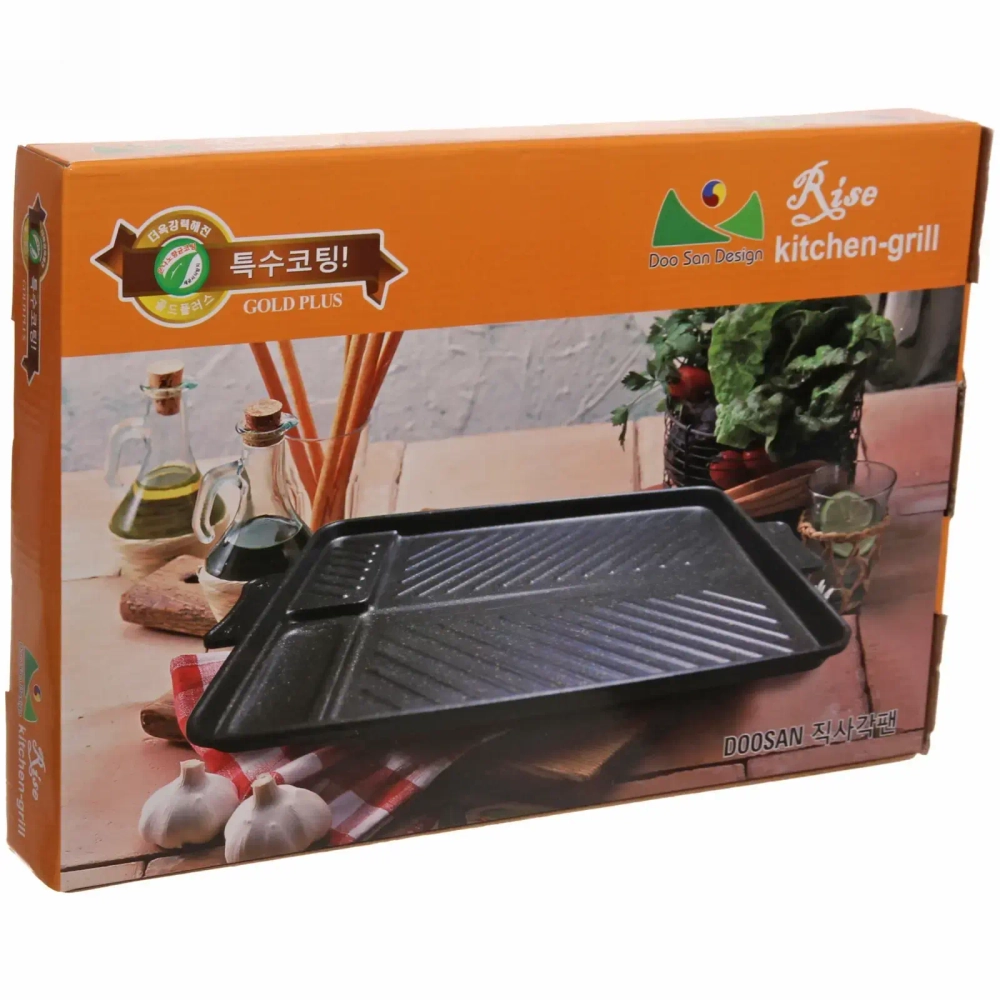 Сковорода для барбекю 32,5*26*4см для портативных плит