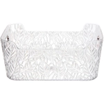 Корзина для хранения «ЛАМИНГТОН ФЛО», цвет белый, прозрачный, 24,5*18*10,7см (лейбл Селфи)