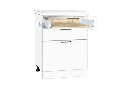 Ящик низкий POWER BOX1 Дуб Вотан/W Белый