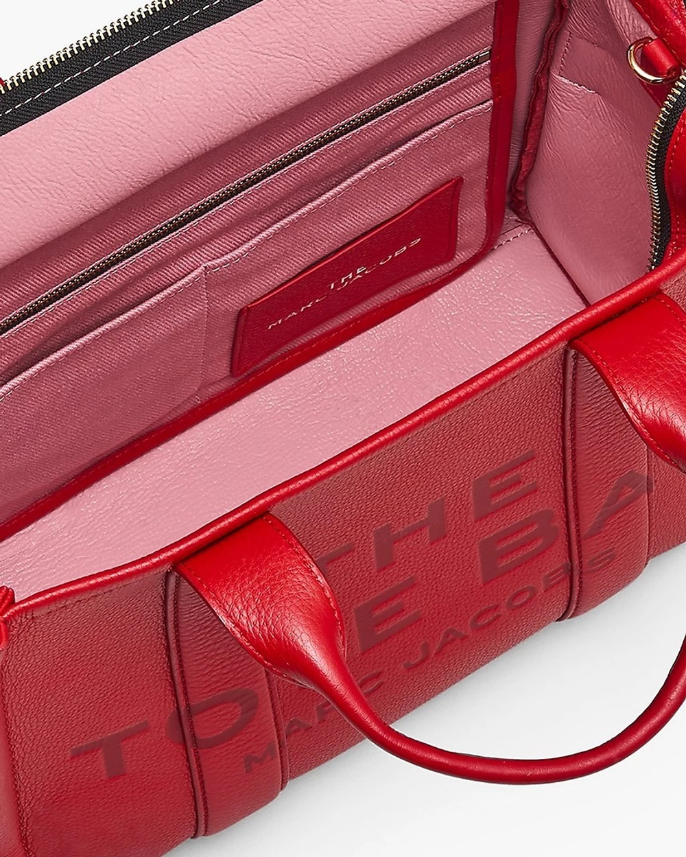 Сумка MARC JACOBS THE LEATHER MEDIUM TOTE BAG “True Red”
