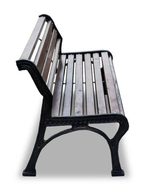 Скамейка чугунная «Ретро стиль» без подлокотников