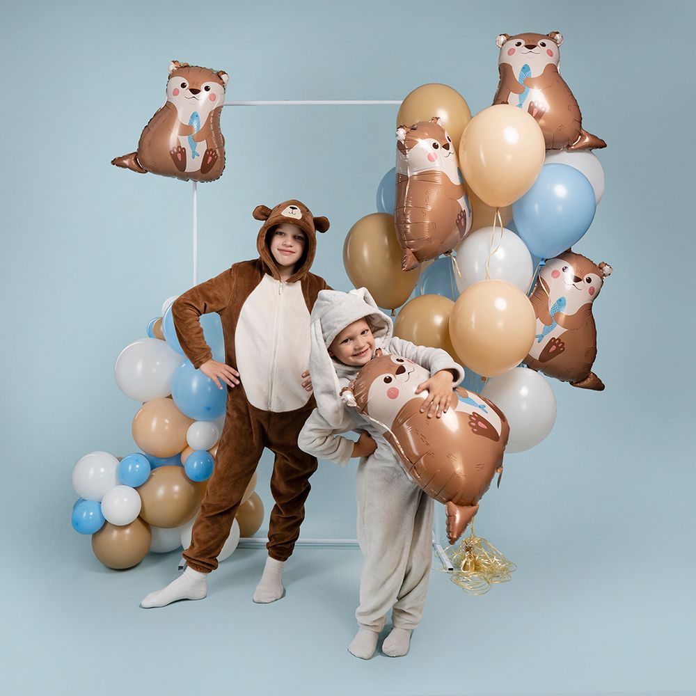 Шар (25''/64 см) Фигура, Милая выдра, 1 шт. в уп.