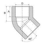 Уголок 25 45 град. EVER® plast БЕЛЫЙ (Россия)