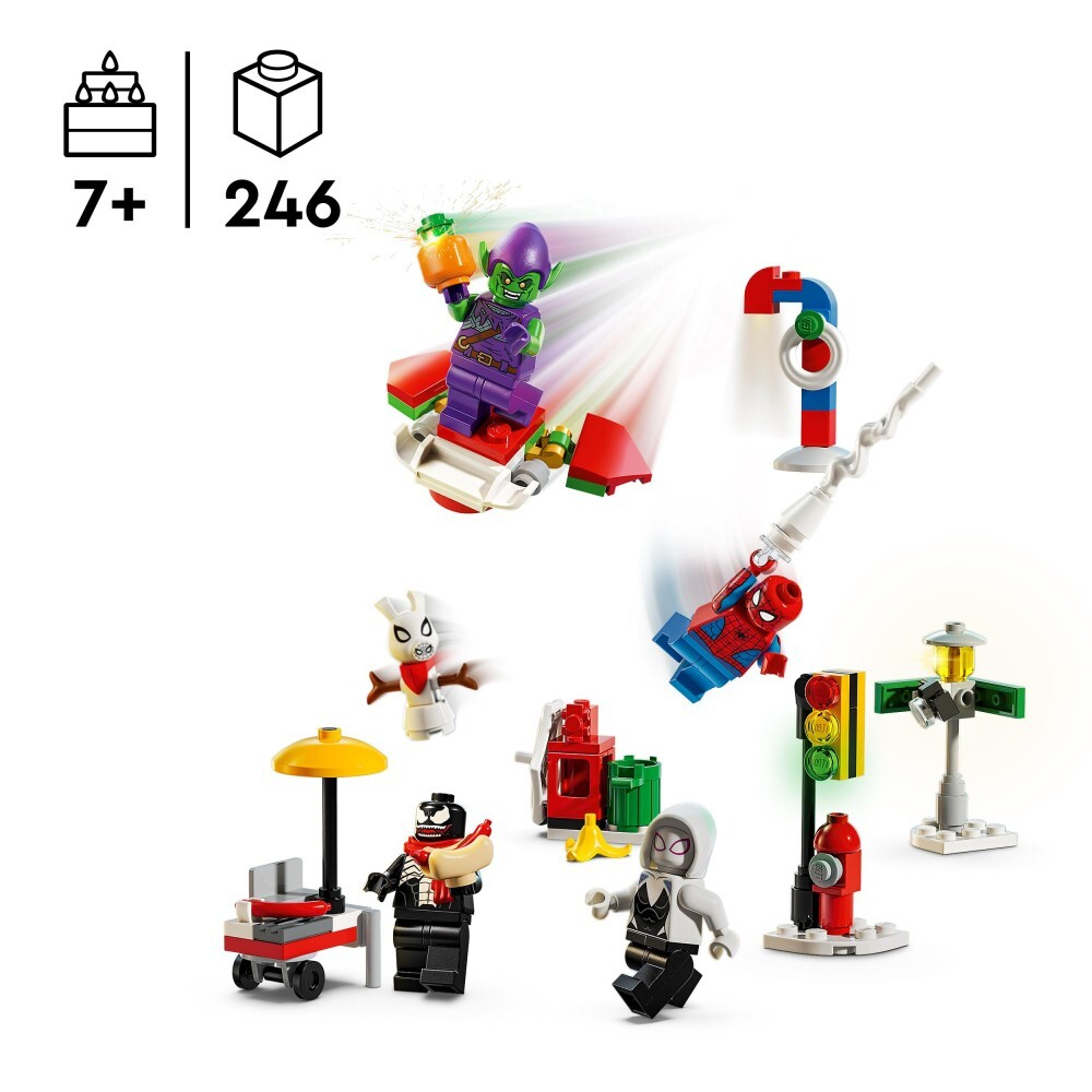 LEGO Marvel - Адвент-календарь Человека-паука 2024 76293 / артикул   76293  / GTIN 5702017590035