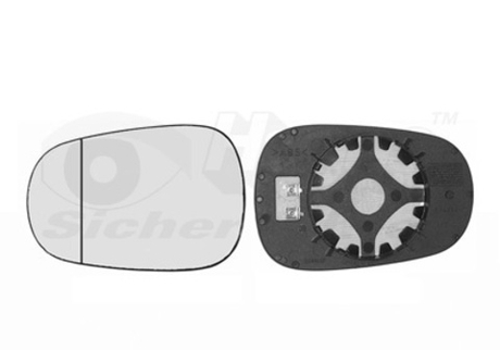 VAN WEZEL - 4323837-VAN - Mirror Glass, exterior mirror - Povrat artikla narucenog iz Njemacke nije moguc.