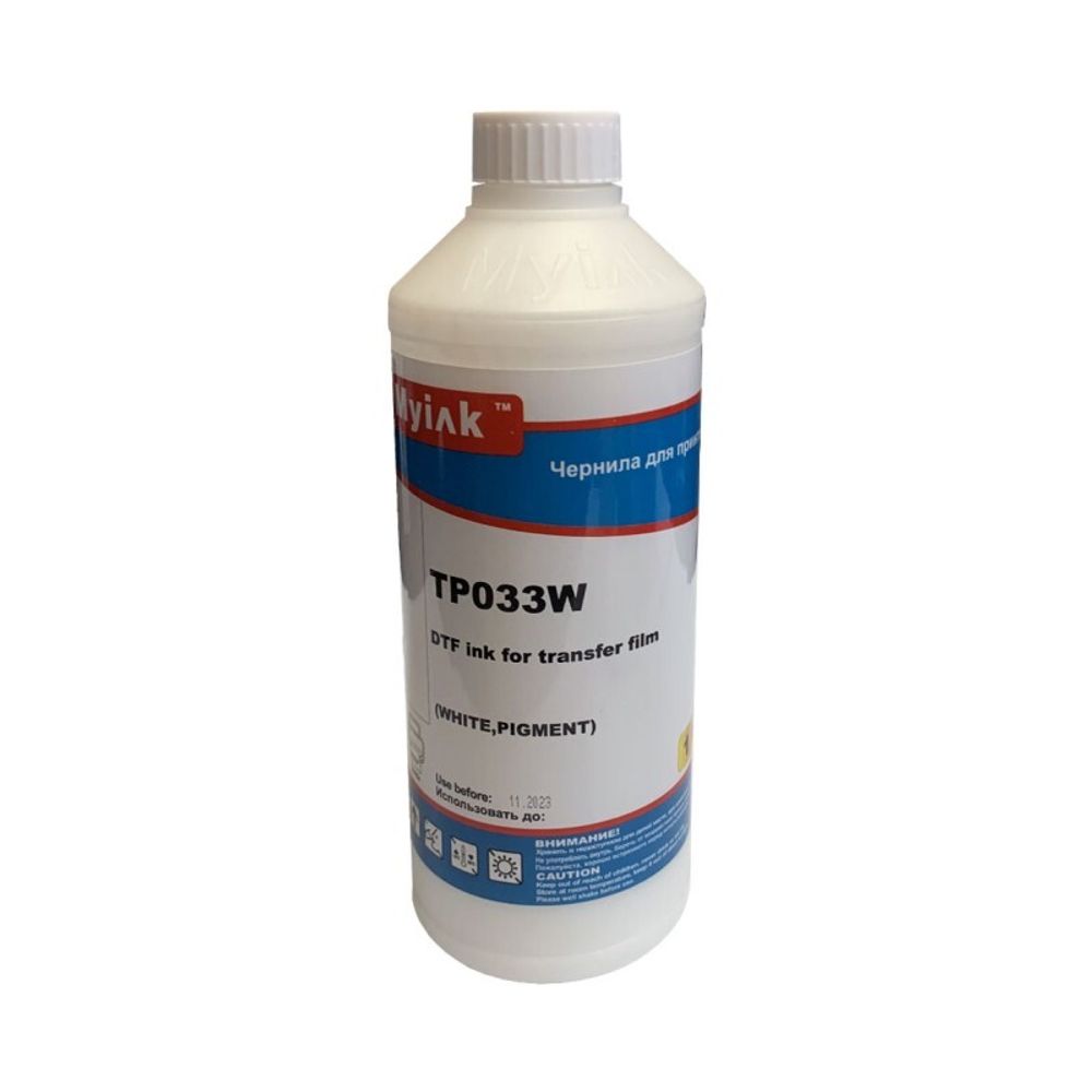 Чернила MyInk TP033W текстильные DTF для EPSON (1л) white