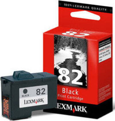 Lexmark #82 / 18L0032E Black Print Cartridge струйный картридж Подлинный Черный 18L0032B