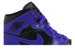 Кроссовки Jordan Air Jordan 1 Mid "Purple Black" (Женская размерная сетка)